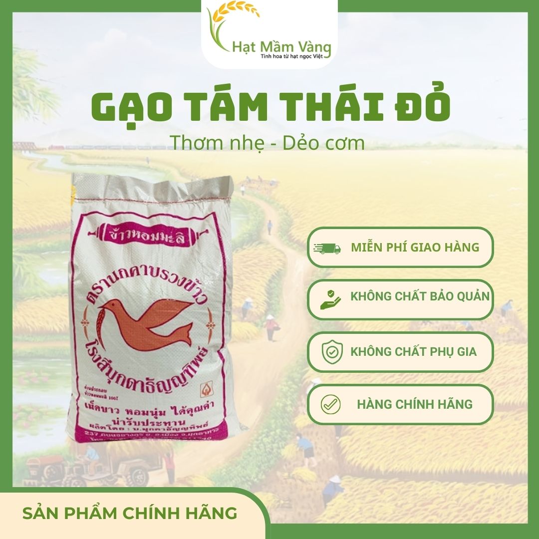 GẠO TÁM THÁI ĐỎ