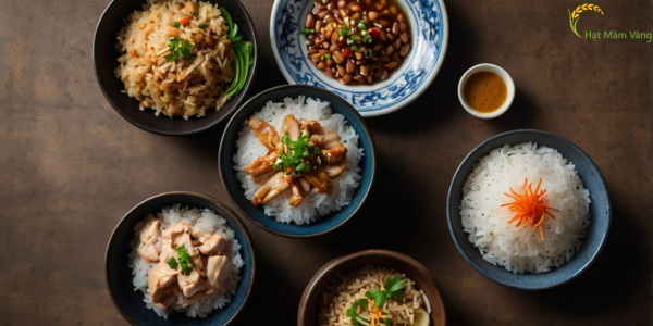 Gạo nếp kết hợp gì để thức ăn tốt hơn