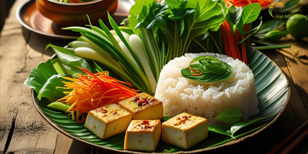 bữa cơm từ gạo bắc hương