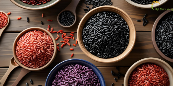 Phân biệt gạo lứt đỏ đen tím