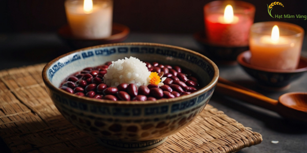 chè đậu đỏ nếp ngày Thất Tịch truyền thống