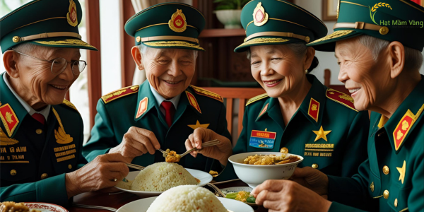 Gạo đặc sản ngày 27/7 trong bữa cơm tri ân